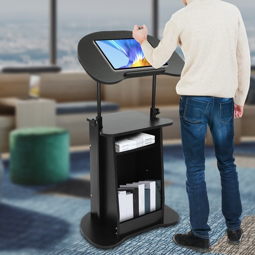 Mobile podium desk portable - desk,