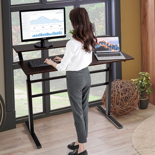 Tier standing desk sit to - standing,